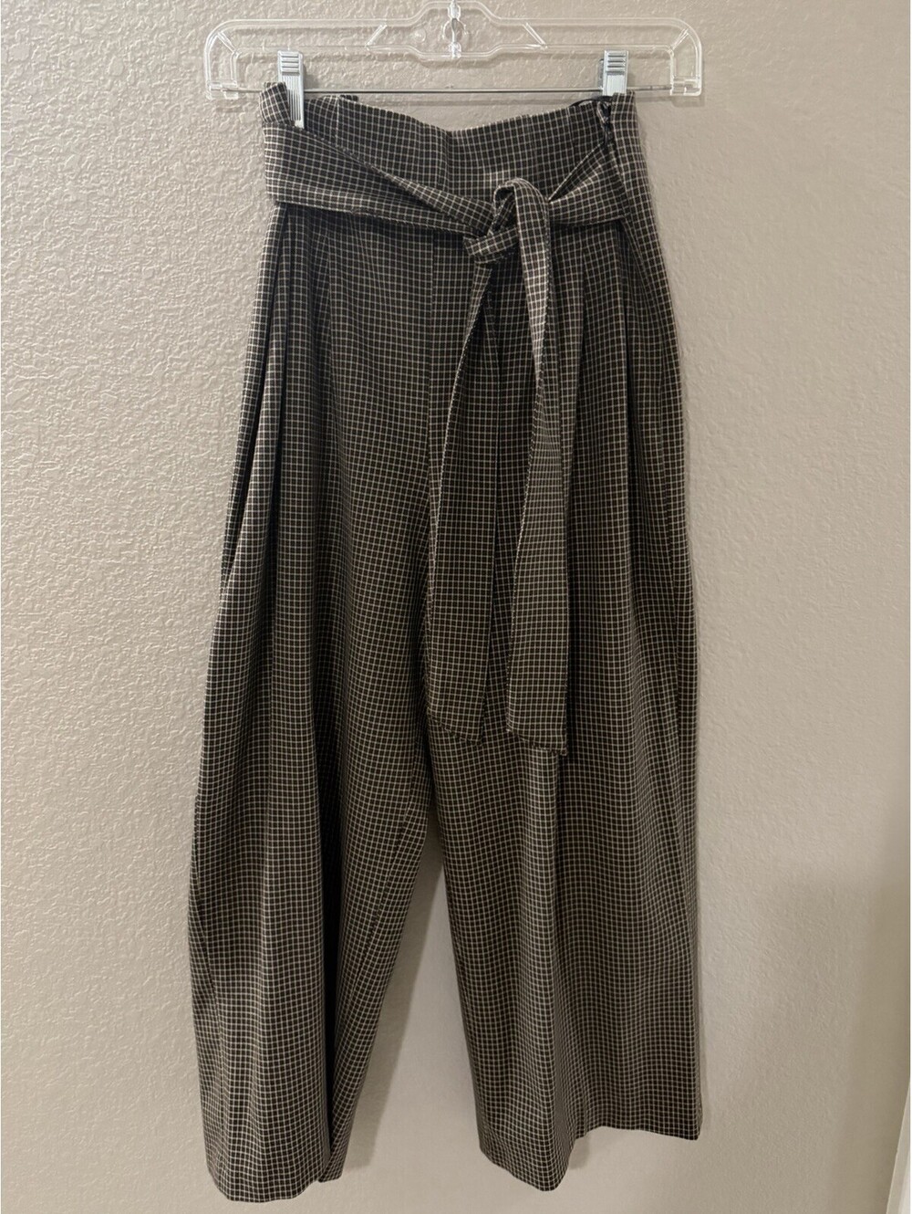 Zara Plaid Dress Pants